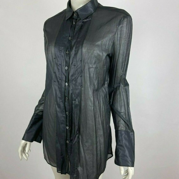 Strenesse Gabriele Strehle Button Up Blouse Top - Picture 3 of 12